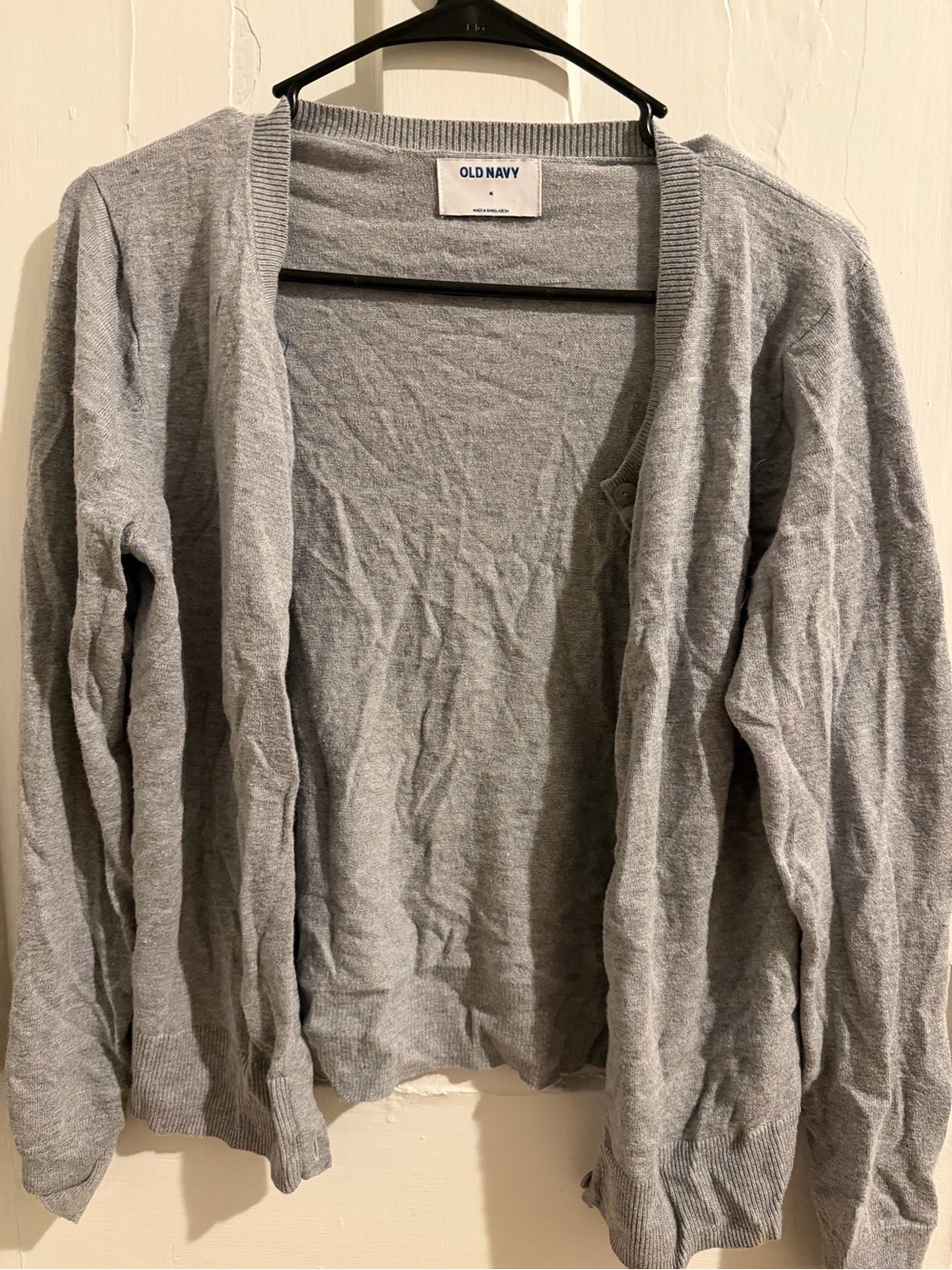Old Navy Light Gray Open-Front Women's Cardigan